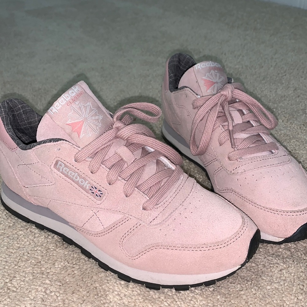 Dusty Rose Reebok Sneakers